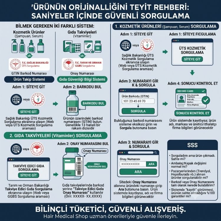 Kozmetik ve Gıda Takviyesi Orijinalliği Nasıl Sorgulanır? (ÜTS & GGBS)
