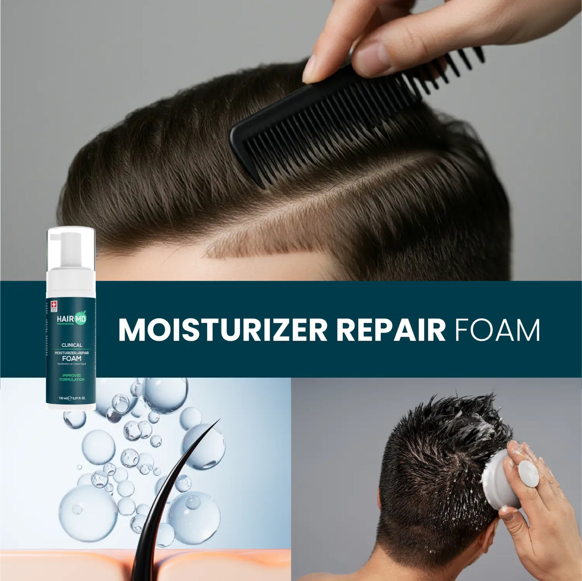 HairMD Clinical Onarıcı Bakım Köpüğü 150 ml - HAİR MEDİCAL SHOP