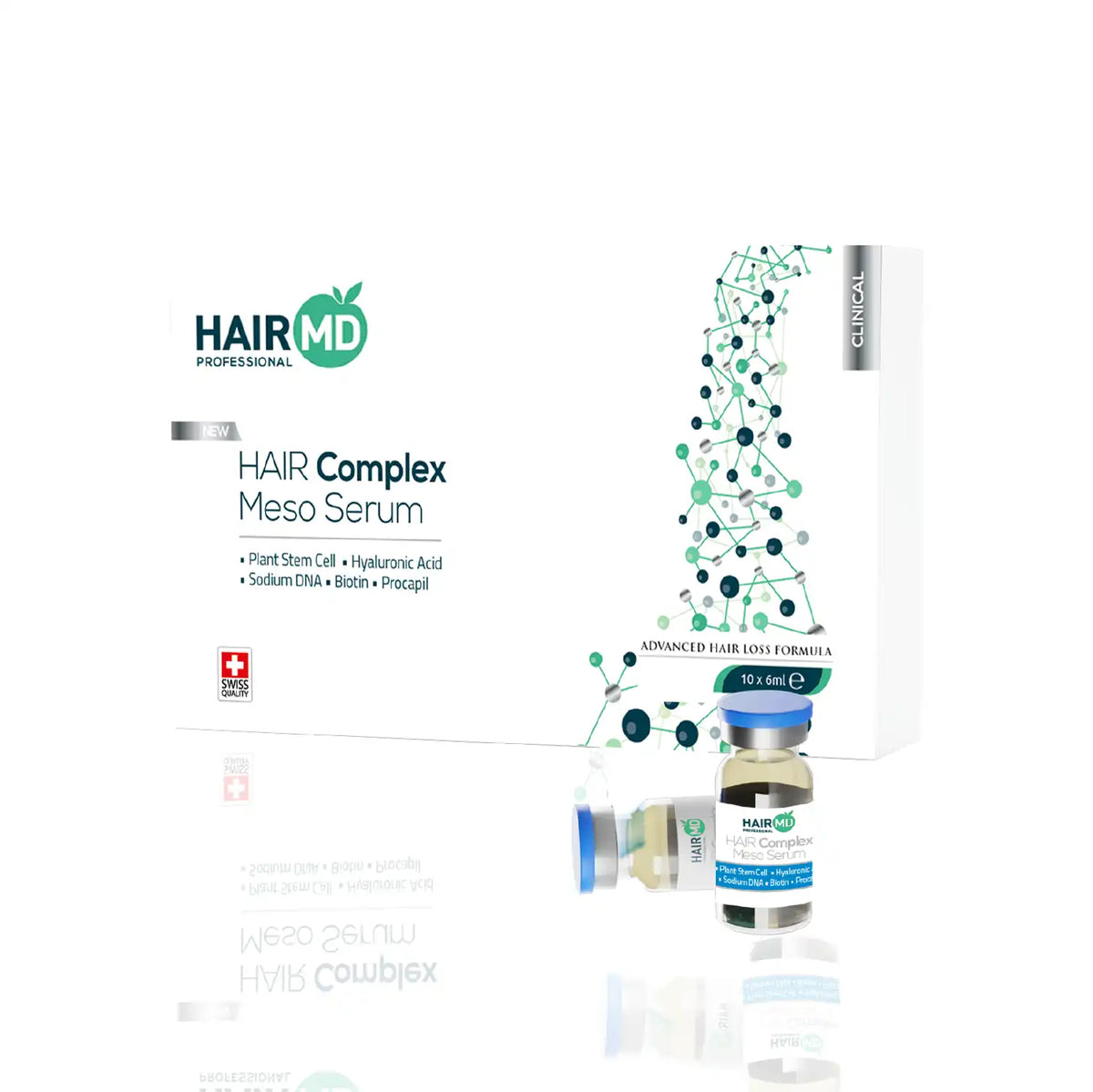HairMD Clinical Saç Kompleksi Meso Serum 10 x 6 ml - HAİR MEDİCAL SHOP