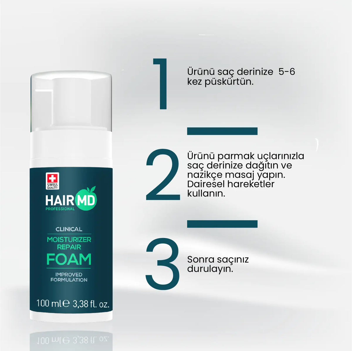 HairMD Clinical Onarıcı Bakım Köpüğü 100 ml - HAİR MEDİCAL SHOP