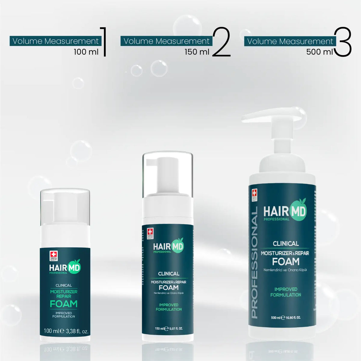 HairMD Clinical Onarıcı Bakım Köpüğü 100 ml - HAİR MEDİCAL SHOP