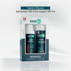 HairMD Clinical Onarıcı Bakım Seti (Şampuan 100 ml + %9 Pantenol Losyon 100 ml) - HAİR MEDİCAL SHOP