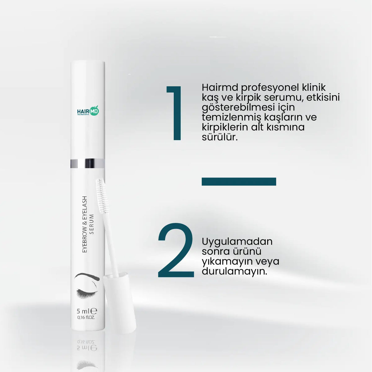 HairMD Clinical Kaş ve Kirpik Bakım Serumu 5 ml - HAİR MEDİCAL SHOP