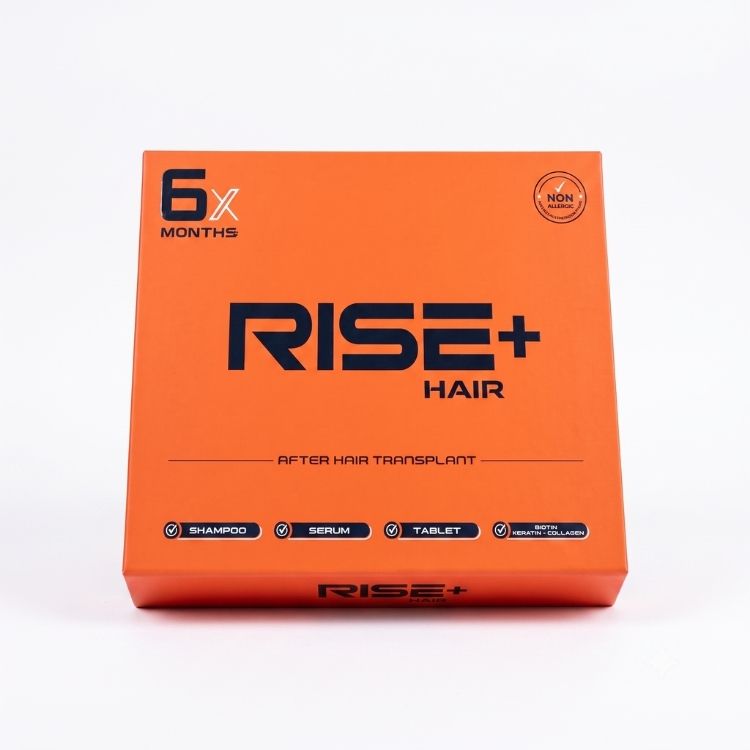 RISE+ 6 Aylık Saç Ekimi Sonrası Altın Bakım Seti