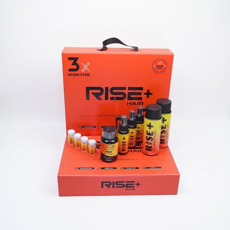RISE+  3 Aylık Saç Ekimi Sonrası Yoğun Bakım Seti