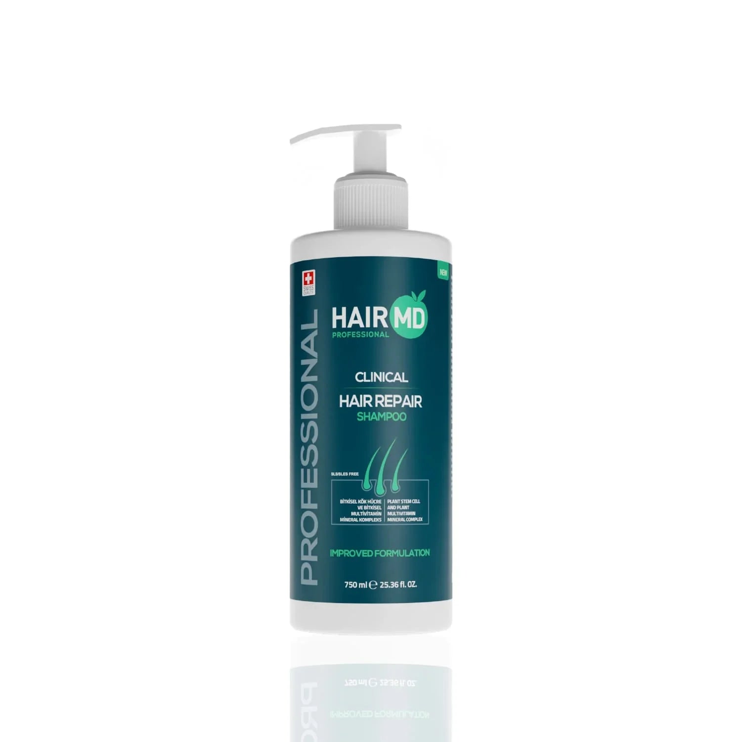 HairMD Klinik Saç Onarım Şampuanı 750 ml - HAİR MEDİCAL SHOP 