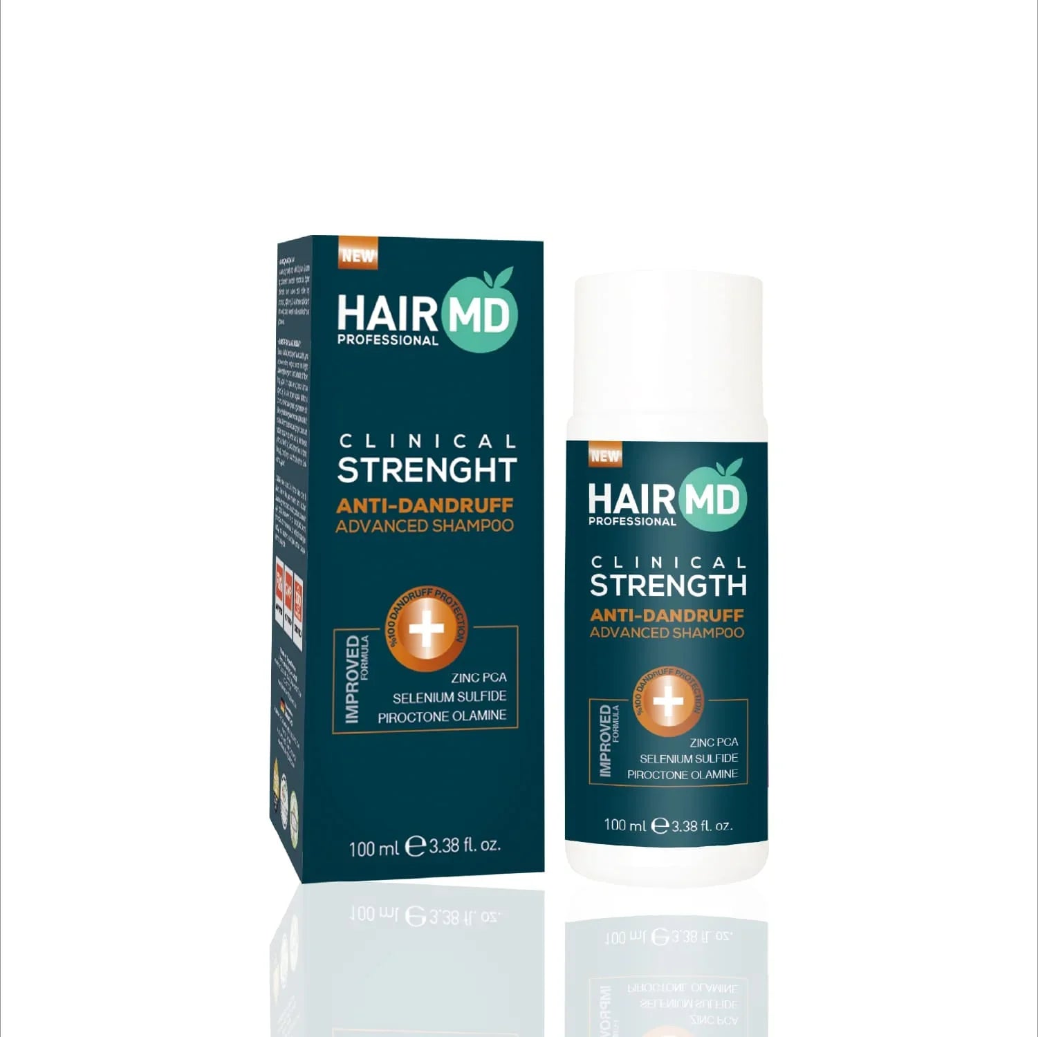 HairMD Klinik Kepek Önleyici Gelişmiş Şampuan 100 ml Anti Dandruff - HAİR MEDİCAL SHOP 
