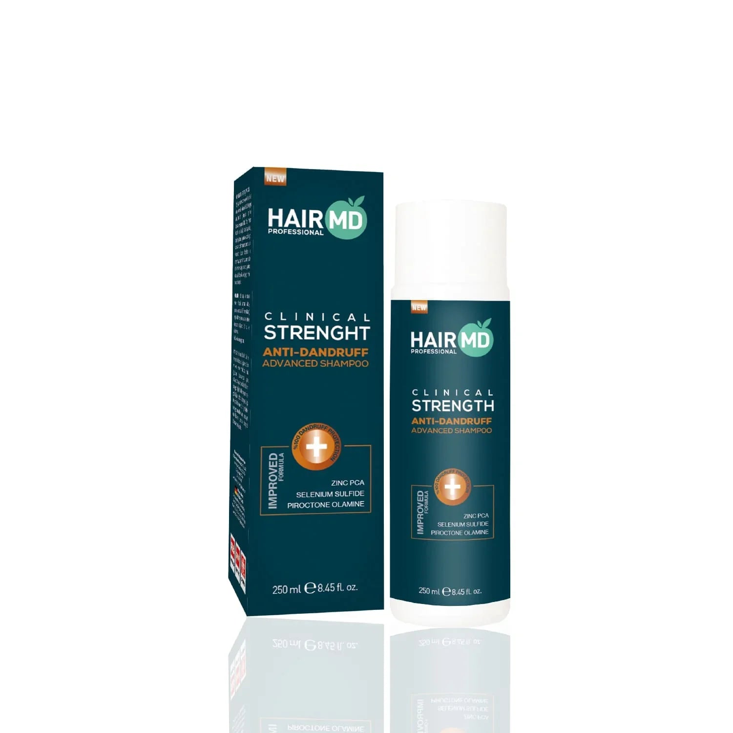 HairMD Klinik Kepek Önleyici Gelişmiş Şampuan 250 ml Anti Dandruff - HAİR MEDİCAL SHOP 
