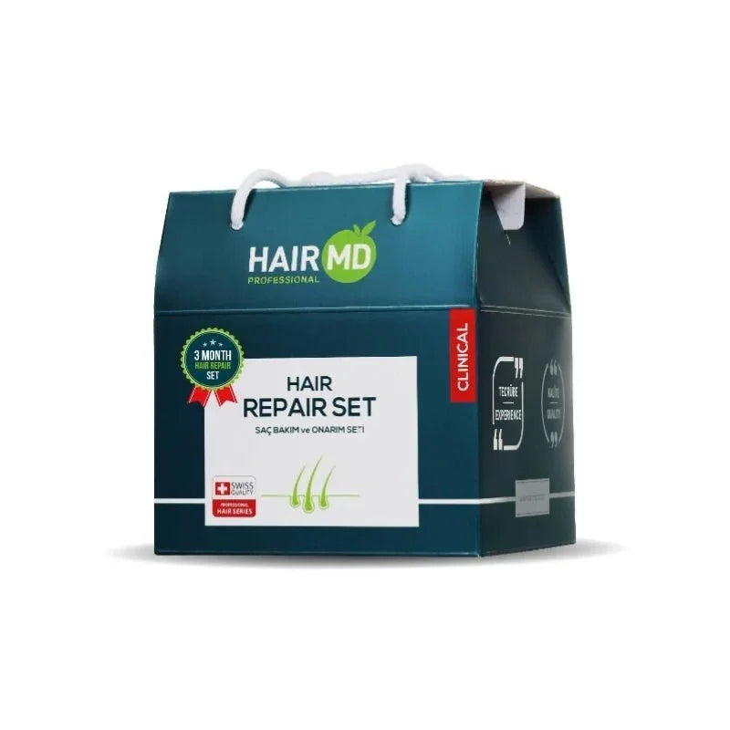 HairMD Klinik Saç Onarım Seti 3 Aylık Kullanım - HAİR MEDİCAL SHOP 
