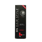 HS Hair Style Sprey bottle with spray nozzle, designed for hair styling and hold, in a sleek, professional packaging.