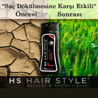 HS Hair Style Şampuan 300 ml bottle with sleek packaging, designed for nourishing and cleansing hair.