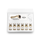 The Mossi London Meso Serum set for hair loss therapy, featuring sleek bottles with dropper applicators.