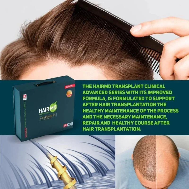 HairMD Clinical Saç Onarım Özel Seti 3 Aylık Kullanım - HAİR MEDİCAL SHOP 