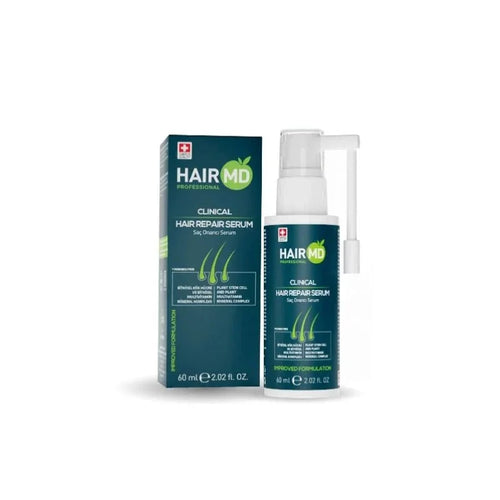 HAIRMD HairMD Klinik saç onarıcı serum spreyi in 60 ml bottle, featuring a sleek design and spray nozzle.