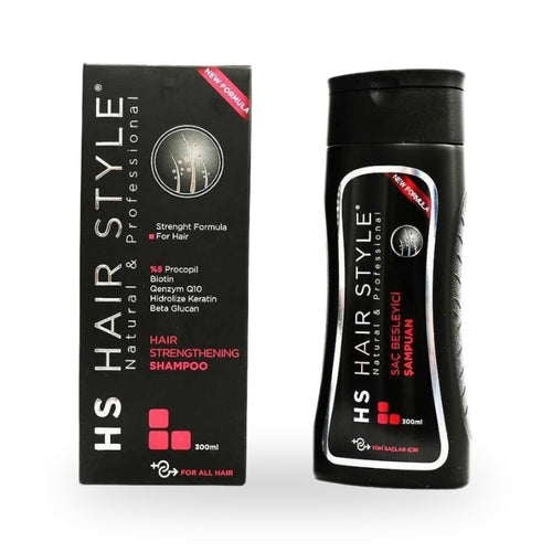 HS Hair Style Şampuan 300 ml, kutu ve şişe